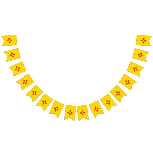 Nieuwe Mexicaanse vlag Vlaggetjes (Alle)