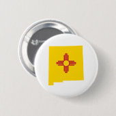 Nieuwe Mexicaanse Vorm Ronde Button 5,7 Cm (Voorkant /achterkant)