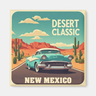 Nieuwe Mexicaanse woestijnwegauto Magneet