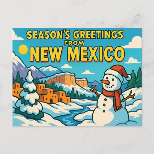 NIEUWE MEXICO Ansichtkaart Briefkaart (Voorkant)