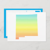 nieuwe mexico chill fade briefkaart (Voorkant / Achterkant)