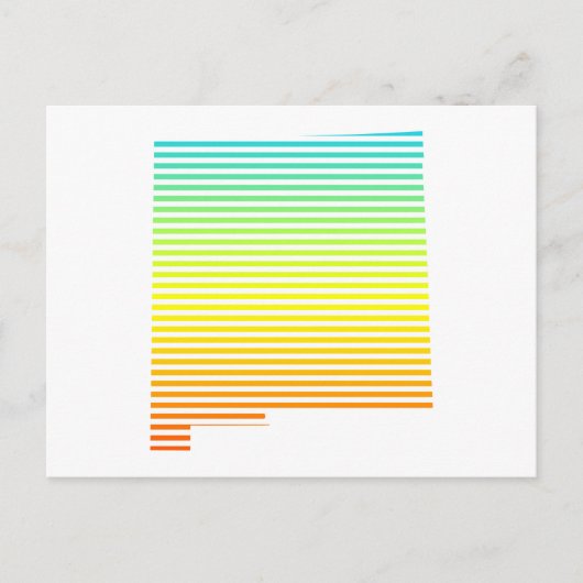 nieuwe mexico chill fade briefkaart (Voorkant)