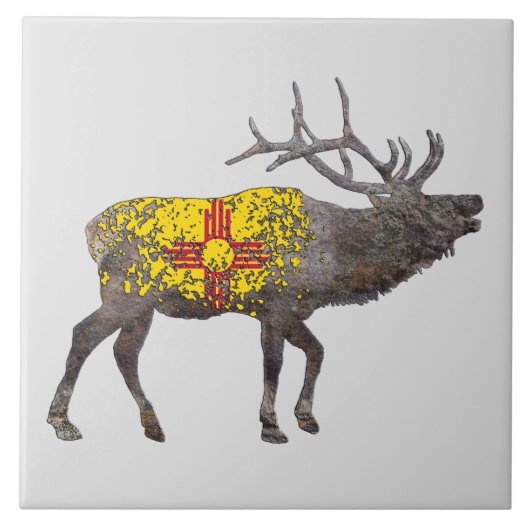NIEUWE MEXICO-ELK TEGELTJE (Voorkant)