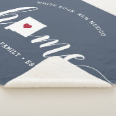 Nieuwe Mexico Home State Persoonlijk Sherpa Deken (3/4)