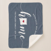 Nieuwe Mexico Home State Persoonlijk Sherpa Deken (Voorkant)