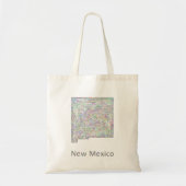 Nieuwe Mexico-kaart Tote Bag (Voorkant)