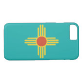 Nieuwe Mexico License Bord iPhone Case (Achterkant (Horizontaal))