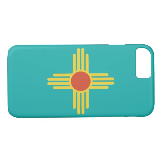 Nieuwe Mexico License Bord iPhone Case (Achterkant (Horizontaal))