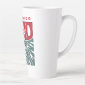 Nieuwe Mexico Nickname Word Art Latte Mok (Rechts)