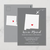 NIEUWE MEXICO-POST-kaart staat van verzending Briefkaart (Voorkant / Achterkant)