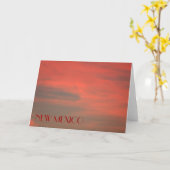 NIEUWE MEXICO Red Sky Note Kaart (Gele Bloem)