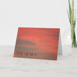 NIEUWE MEXICO Red Sky Note Kaart