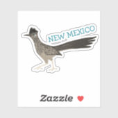 NIEUWE MEXICO Roadrunner Bird Colin Pencil Art Sticker (Vel)