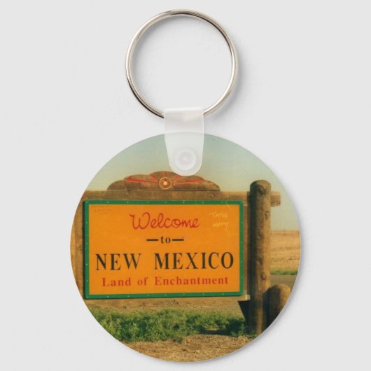 Nieuwe Mexico Sign Sleutelhanger (Voorkant)
