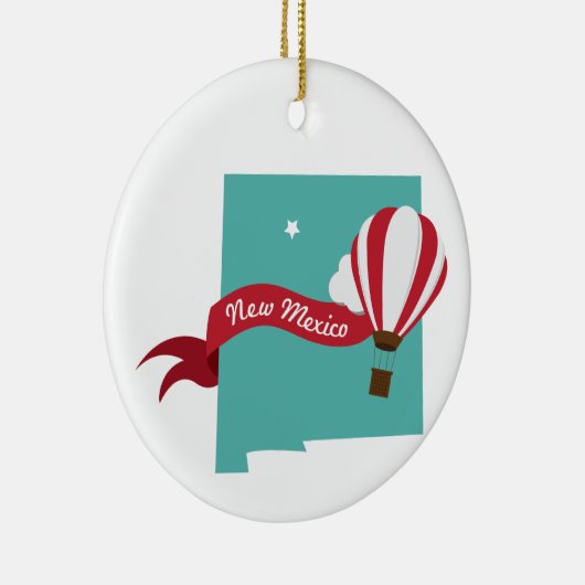 Nieuwe Mexico-staat Keramisch Ornament (Rechts)