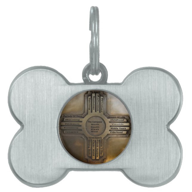 Nieuwe Mexico-staat Zia Huisdieren Naamplaatje (voorkant)