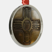 Nieuwe Mexico-staat Zia Metalen Ornament (Rechts)