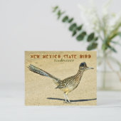 Nieuwe Mexico State Bird: Roadrunner Briefkaart (Staand voorkant)