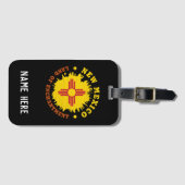 NIEUWE MEXICO STATE FLAG BAGAGELABEL (Voorkant (horizontaal))