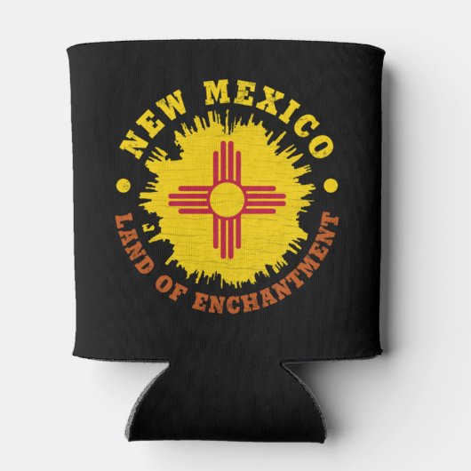 NIEUWE MEXICO STATE FLAG BLIKJESKOELER (Achterkant)