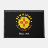 NIEUWE MEXICO STATE FLAG DEURMAT (Voorkant)