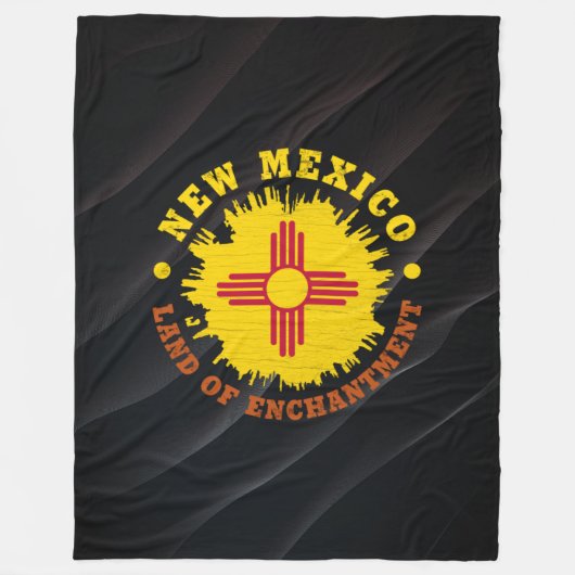 NIEUWE MEXICO STATE FLAG FLEECE DEKEN (Voorkant)