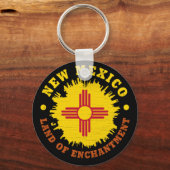 NIEUWE MEXICO STATE FLAG SLEUTELHANGER (Voorkant)