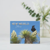 Nieuwe Mexico State Flower: Yucca Flower Briefkaart (Staand voorkant)