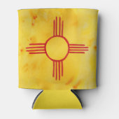 NIEUWE MEXICO-statenvlag Waterverf Blikjeskoeler (Voorkant)