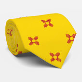 Nieuwe Mexico-Stropdassen, mode VS, Mexicaanse vla Stropdas (Opgerold)