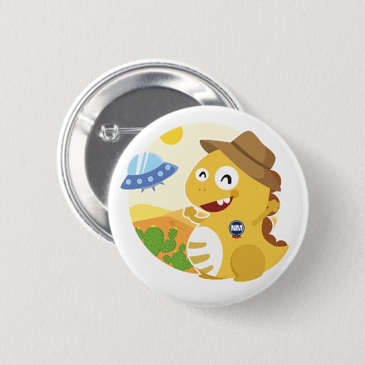 Nieuwe Mexico VIPKID-Button Ronde Button 5,7 Cm (Voorkant /achterkant)