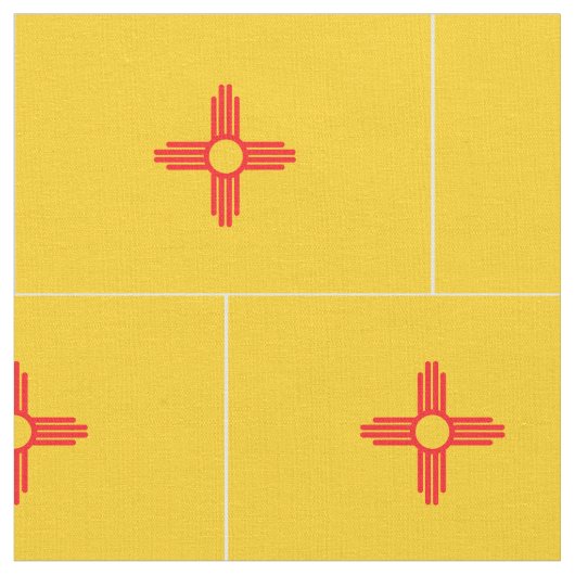 NIEUWE MEXICO-vlag - Stof (Close Up)