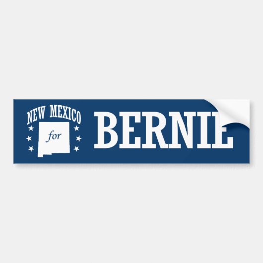 NIEUWE MEXICO VOOR BERNIE SANDERS BUMPERSTICKER (Voorkant)