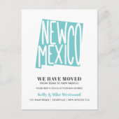 NIEUWE MEXICO We hebben het nieuwe adres Nieuw sta Briefkaart (Voorkant)