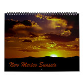 Nieuwe Mexico-Zonsondergangen Kalender (Hoes)