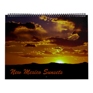 Nieuwe Mexico-Zonsondergangen Kalender