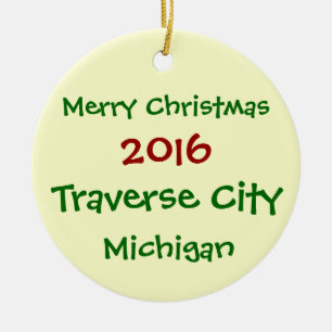 NIEUWE MICHIGAN CHRISTMAS ORNAMENT VAN DE VERKEERS