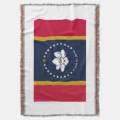 Nieuwe Mississippi-vlag van 2020 Deken (Voorkant Verticaal)