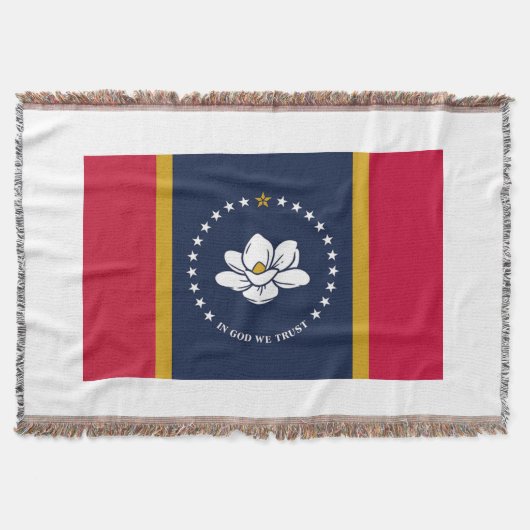 Nieuwe Mississippi-vlag van 2020 Deken (Voorkant)