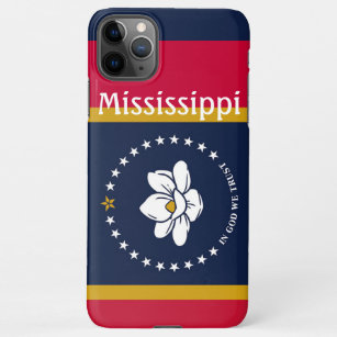 Nieuwe Mississippi-vlag van 2020 iPhone 11Pro Max Hoesje