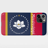 Nieuwe Mississippi-vlag van 2020 iPhone Hoesje (Achterkant horizontaal)