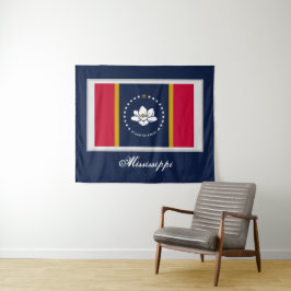 Nieuwe Mississippi-vlag van 2020 Wandkleed