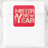 NIEUWE MISTER-JAAR VIERKANTE STICKER (Tas)