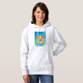 Nieuwe mode vrouwen volwassenen pullover hoodie ja (Voorkant volledig)
