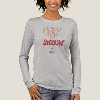 Nieuwe Mode Vrouwen Volwassenen Tri-blend Lange Mo Shirt