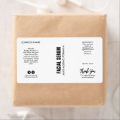 Nieuwe moderne witte dropperflaconetiketten etiket (Insitu)