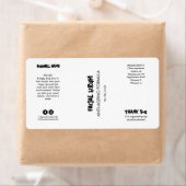 Nieuwe moderne witte dropperflaconetiketten etiket (Insitu)