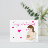 Nieuwe moeder briefkaart (Staand voorkant)