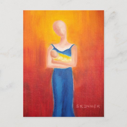 Nieuwe moeder briefkaart (Voorkant)