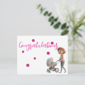 Nieuwe moeder briefkaart (Staand voorkant)